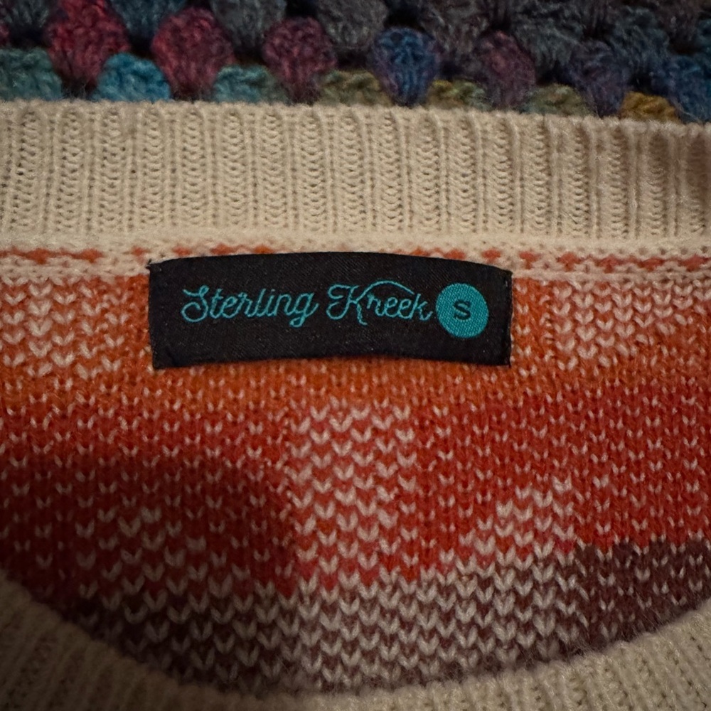 Aztec Patterned Knit Sweater - image 3